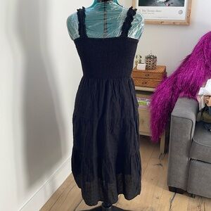 Heartloom ruched and tiered sundress. Sz S. EUC